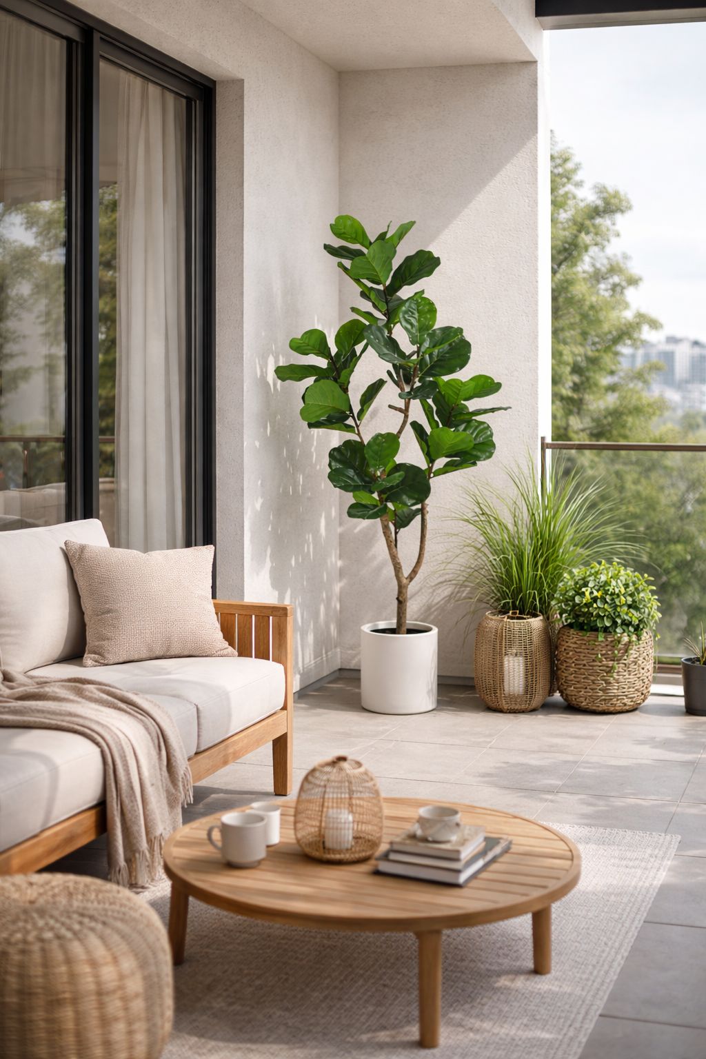 ხელოვნური დეკორატიული მცენარე ქოთნით  (170სმ) YD28237